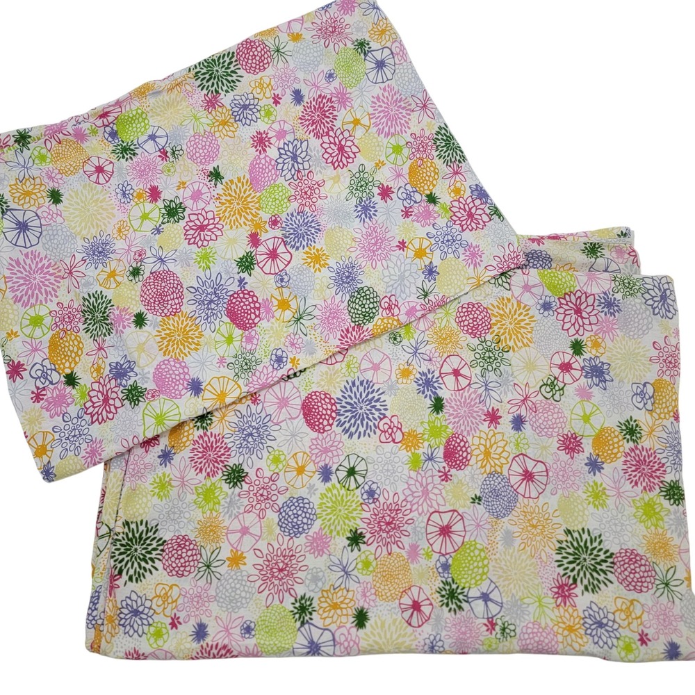 IKEA Renate Flora Floral Duvet Cover and Pillowcase Set Twin Cotton
